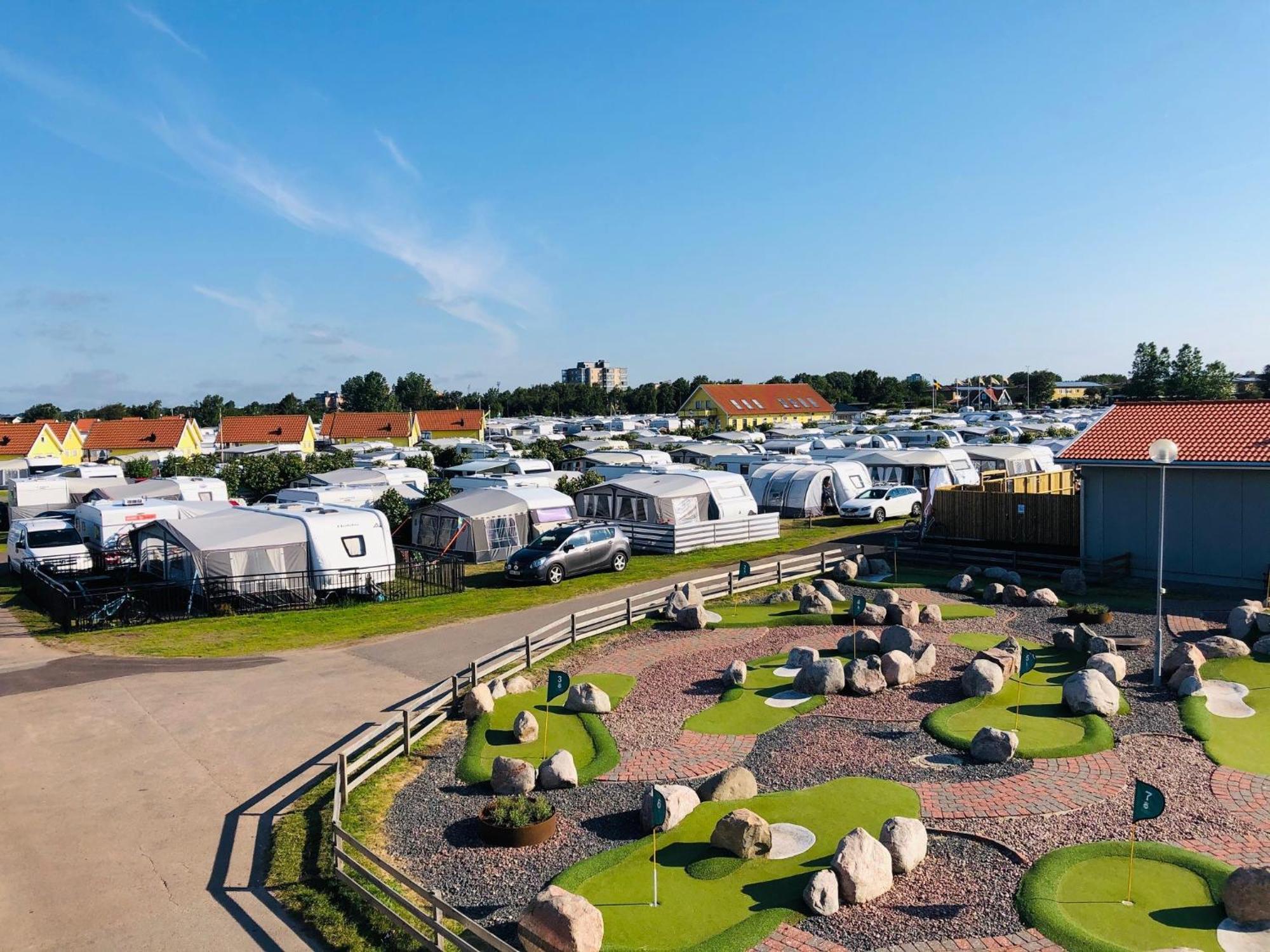 Skrea Camping Hotell Falkenberg Eksteriør bilde